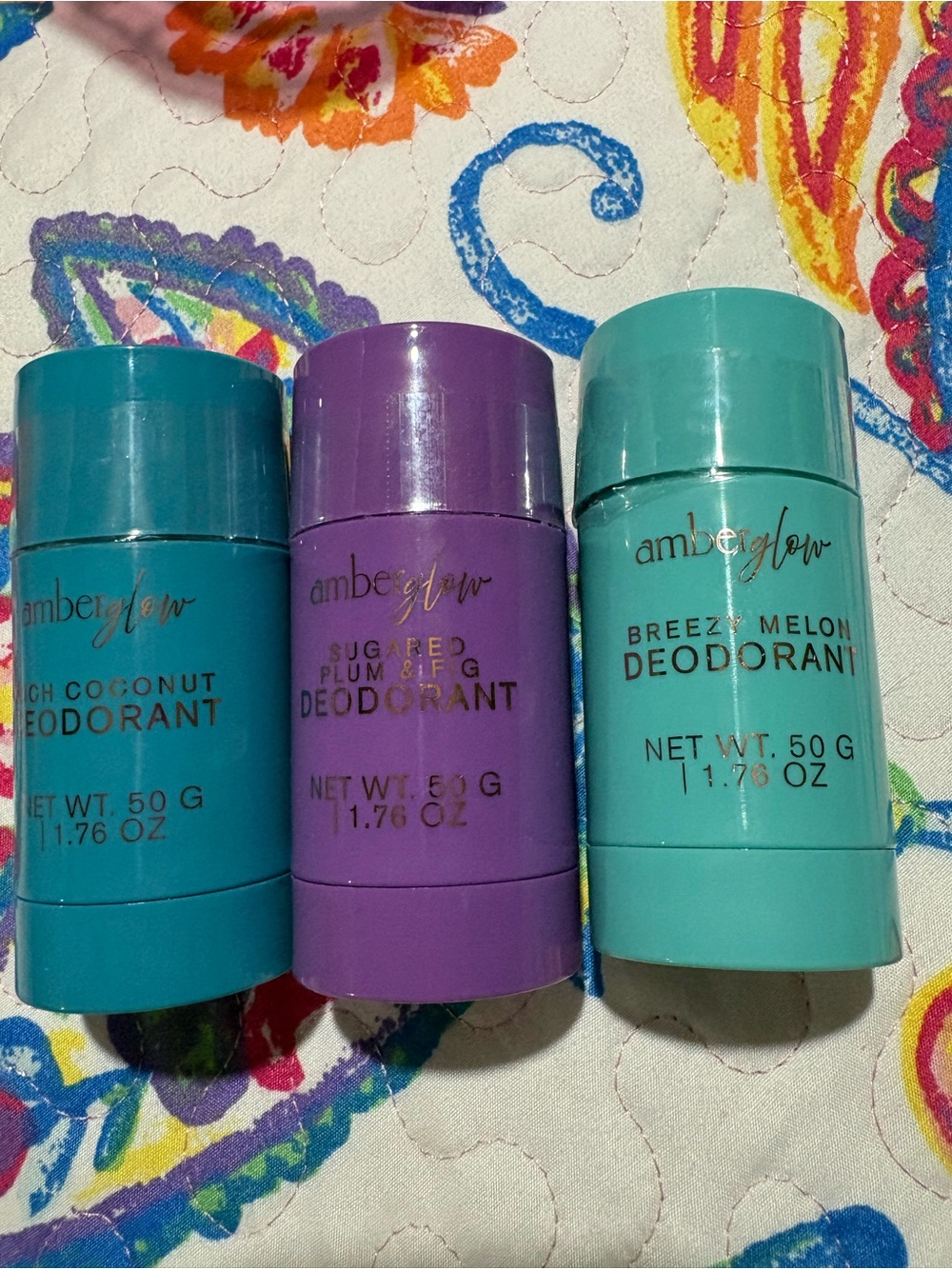 AmbergloW Lipstick Set — Teal, Purple, Aqua Shades